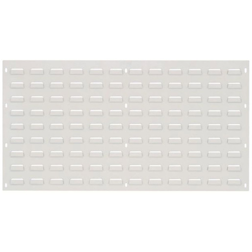 Louvered Panels, Wall Mount, Oyster White