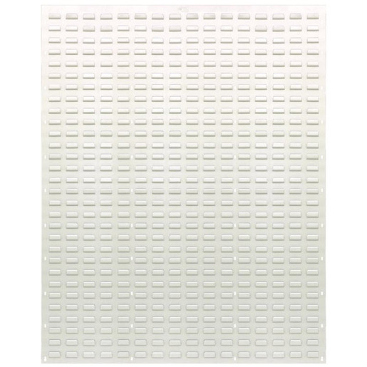 Louvered Panels, Wall Mount, Oyster White
