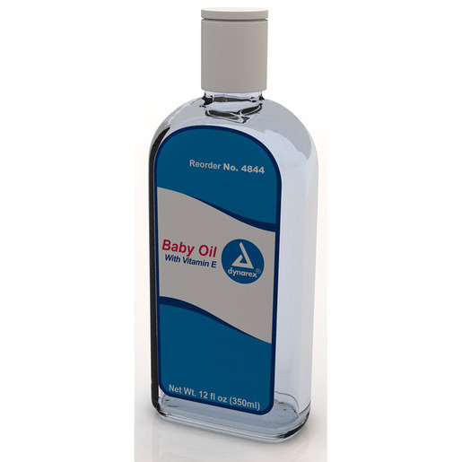 Dynarex Baby Oil, 12oz Bottle