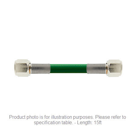 Oxygen Hose Assemblies, Non-conductive 1/4in