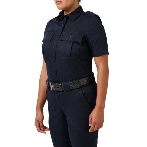 5.11® Women's Stryke® LT PDU® Class A Short Sleeve Shirts, Dark Navy