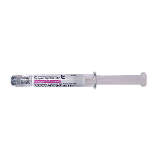 Diazepam, 10mg/2mL, Luer Lock Prefilled Syringe