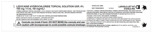 Lidocaine Topical Solution, 4%, 160mg, 4ml, Laryngojet