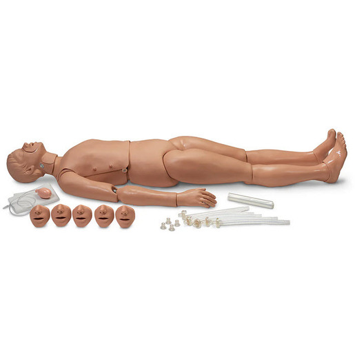 Full Body CPR/Trauma Manikin, 5ft H, Light Skin