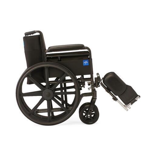 Guardian K1 Wheelchair with Full-Length Arms and Elevating Leg Rests