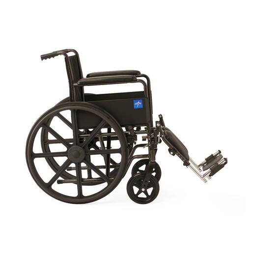 Guardian K1 Wheelchair with Full-Length Arms and Elevating Leg Rests