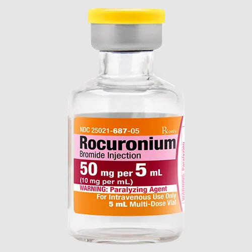 Rocuronium, 50mg/5mL, Vial