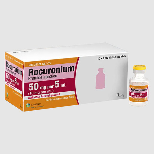Rocuronium, 50mg/5mL, Vial