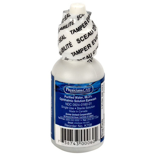 First Aid Only<sup>®</sup> Pac-Kit Eye Wash Solution, 1oz