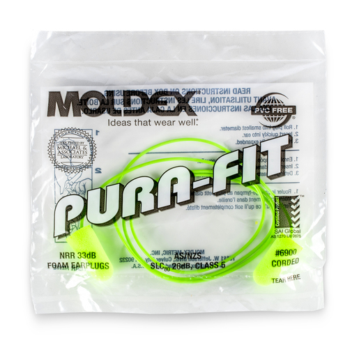 Moldex Pura-Fit® Disposable Foam Earplugs