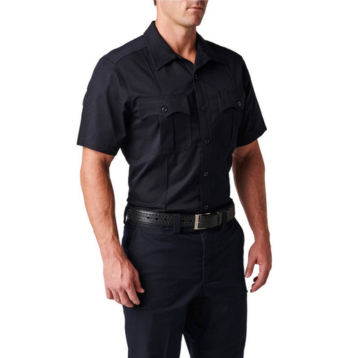 5.11® Mens Stryke® Class A PDU® Twill Short Sleeve Shirt, Midnight Navy