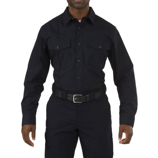5.11 Men's Stryke PDU Class A Shirt, Long Sleeve, Midnight Navy