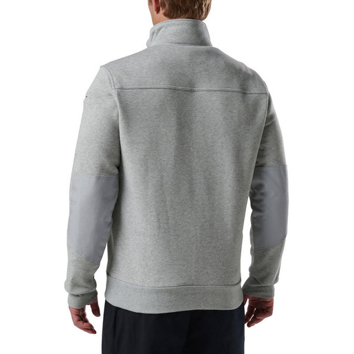 5.11® Men's 1/4 Zip Long Sleeve Job Shirt 2.0, Heather Gray