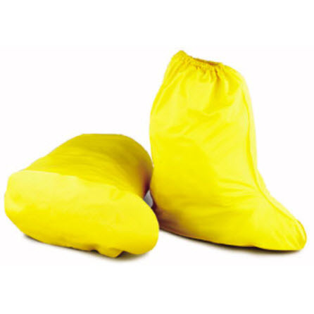 Hazmat Bootie, Latex, Yellow