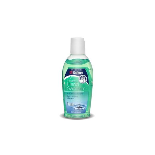 Safetec® Instant Hand Sanitizer Bottles, Fresh Scent