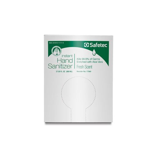 Safetec® Instant Hand Sanitizers Dispenser Refills, Fresh Scent