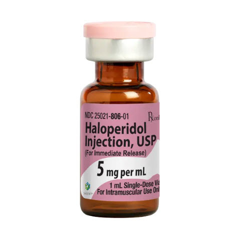 Haloperidol, 5mg/mL, Vial