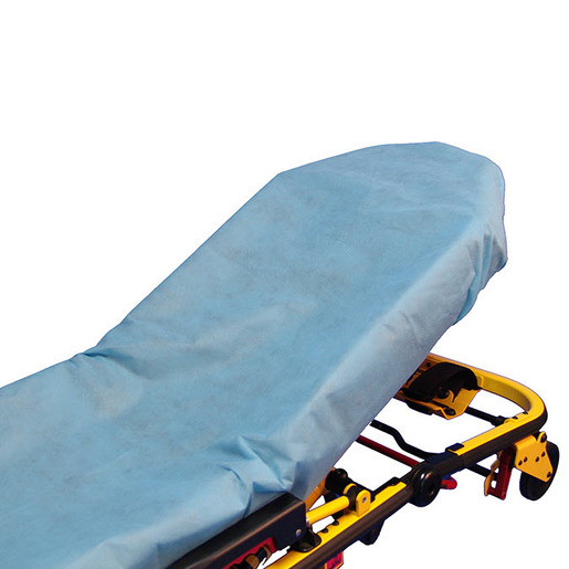 SureFit™ Lengthened Fitted Sheet, Elastic Ends, Fluid Impervious, 84in x 34in, Blue