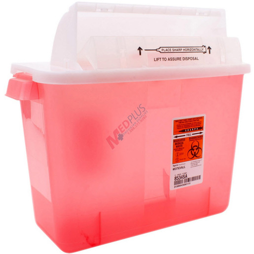 SharpStar In-Room Sharps Containers with Counter Balanced Lid
