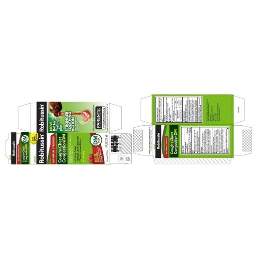 Robitussin Cough & Chest Congestion DM Max, Berry, 8oz