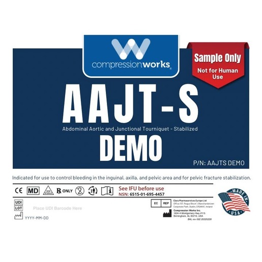 Abdominal Aortic and Junctional Tourniquet (AAJT-S), Trainer