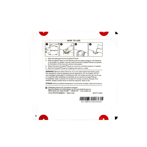 Curaplex® Advanced Hemostatic Gauzes