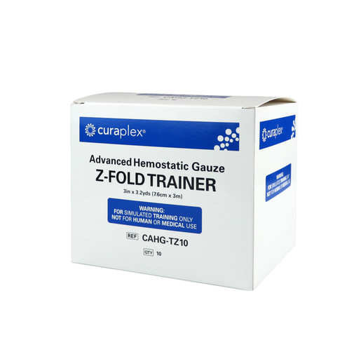 Curaplex® Advanced Hemostatic Gauze, Z-Fold Trainer