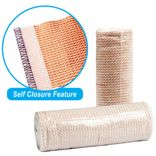 Elastic Bandage with Self-Closure