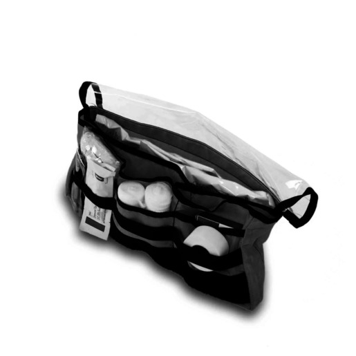 Divided Organizer Pocket, Black