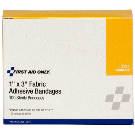 First Aid Only<sup>®</sup> Fabric Bandage, 1in x 3in