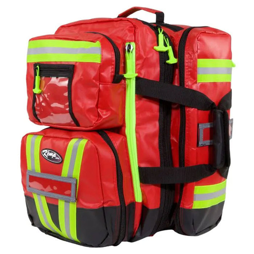 Kemp USA Premium Ultimate EMS Backpack, Tarpaulin, Red