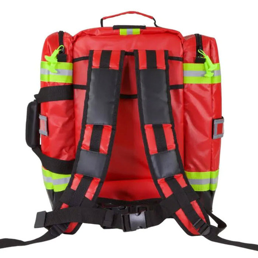 Kemp USA Premium Ultimate EMS Backpack, Tarpaulin, Red