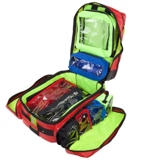 Kemp USA Premium Ultimate EMS Backpack, Tarpaulin, Red