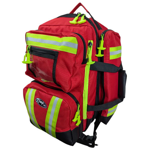 Kemp USA Ultimate EMS Backpack, Nylon, Red