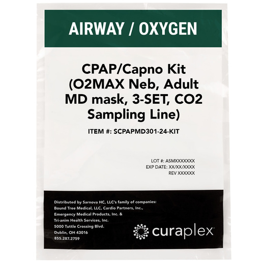 Curaplex® O2-MAX™ with Curaplex® Capno Kits