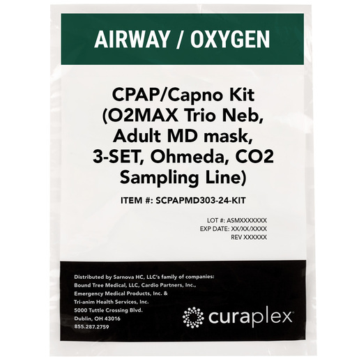 Curaplex® O2-MAX™ with Curaplex® Capno Kits