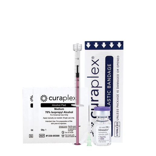 Curaplex® Epi Kit, MinimLL® 0.5mL with 21Ga x 1in Hypodermic Needle Curaplex® Epi Kit, MinimLL® 0.5mL with 21Ga x 1in Hypodermic Needle