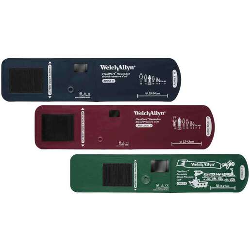 FlexiPort® Reusable Blood Pressure Cuffs without Tubes or Connectors