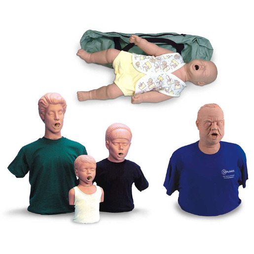 Choking Manikins with Carry Bag