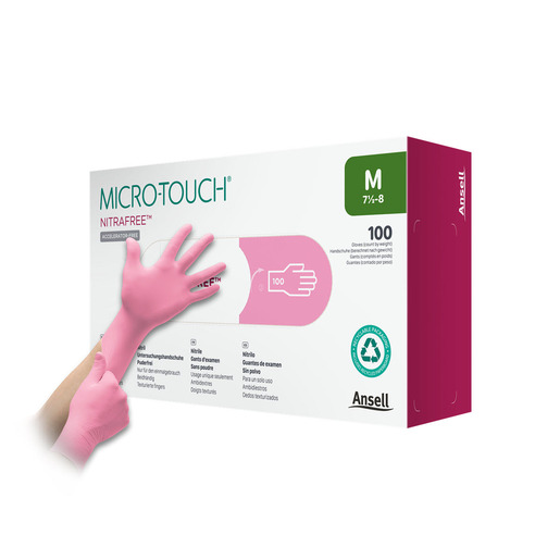 Micro-Touch® NitraFree™ Pink Gloves