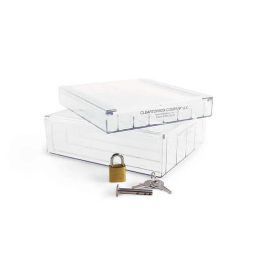 Clear Top Narcotic Boxes with Lock