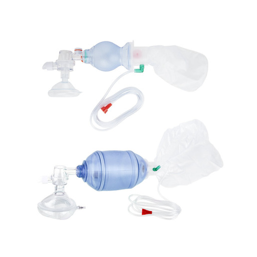 thumbnail image 2 of CPR Kit Manual Resuscitator – Adult Ambu Bag 1500ml PVC With Oxygen Tube, Made In India 2 of 6