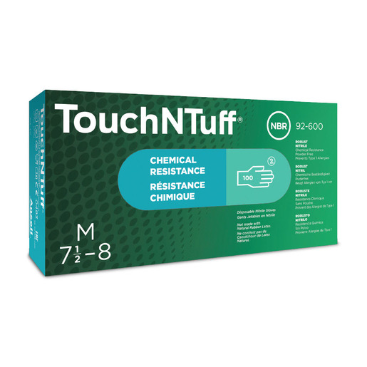 TOUCHNTUFF® 92-600 Nitrile Gloves, Green