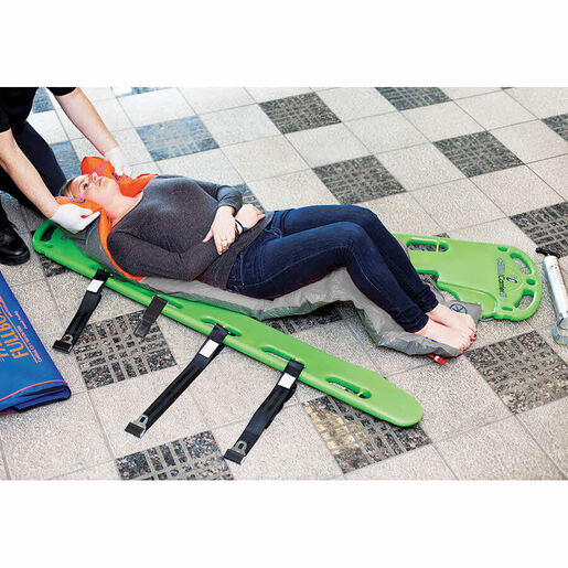 CombiCarrierII® Backboard/Scoop Stretcher with Four 2-Piece Speed Clip Straps
