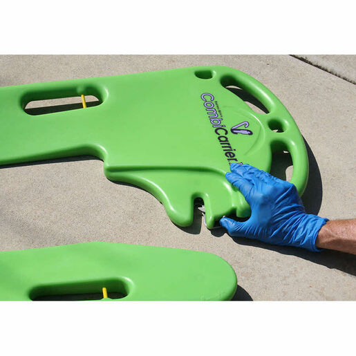 CombiCarrierII® Backboard/Scoop Stretcher with Four 2-Piece Speed Clip Straps
