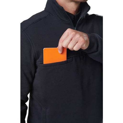 5.11 1/4 Zip Job Shirt 2.0, Long Sleeve, Tall, Navy