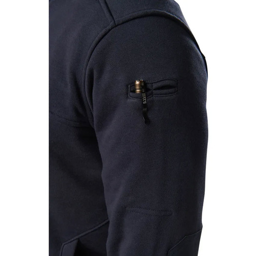 5.11 1/4 Zip Job Shirt 2.0, Long Sleeve, Tall, Navy