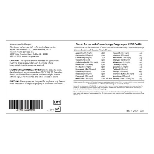 Curaplex® TritonGrip HV™ Exam Gloves, Orange Nitrile