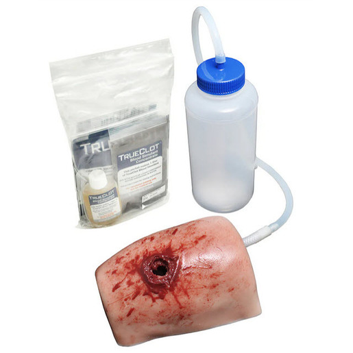 TrueClot® Task Trainer, Large Caliber Gun Shot Wound with Bone Insert