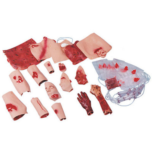 Moulage Kits For Use with Full-Body CPR/Trauma Manikins